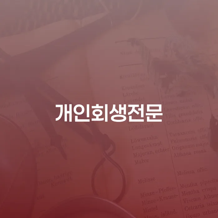 파산면책기간 개인회생,개인파산으로 신청해야할때